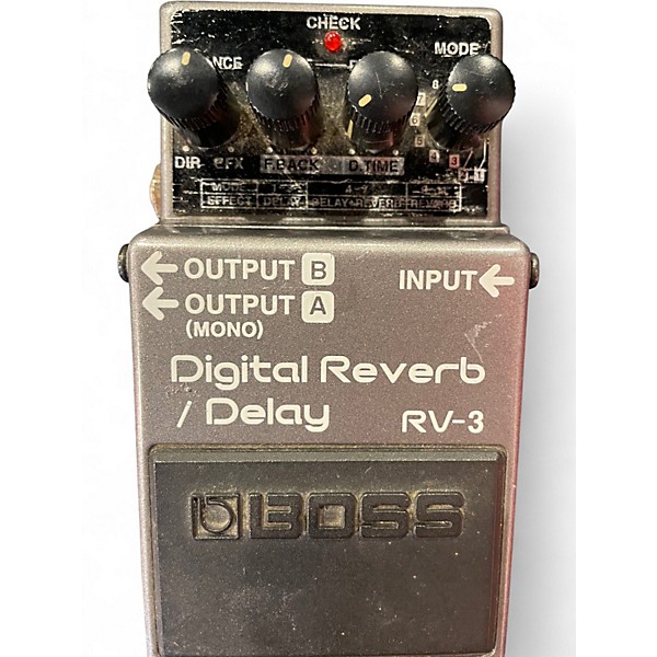 Used BOSS RV3 Digital Reverb Delay Effect Pedal
