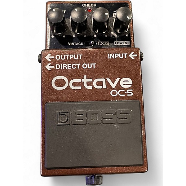 Used BOSS OC5 Octave Effect Pedal