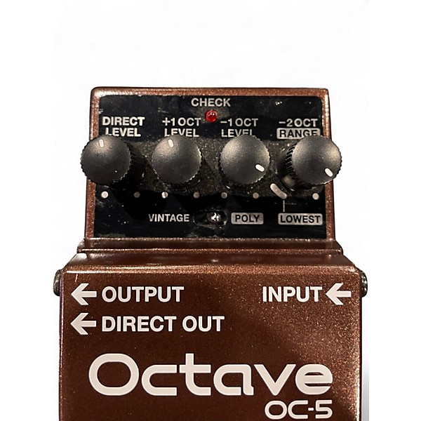 Used BOSS OC5 Octave Effect Pedal