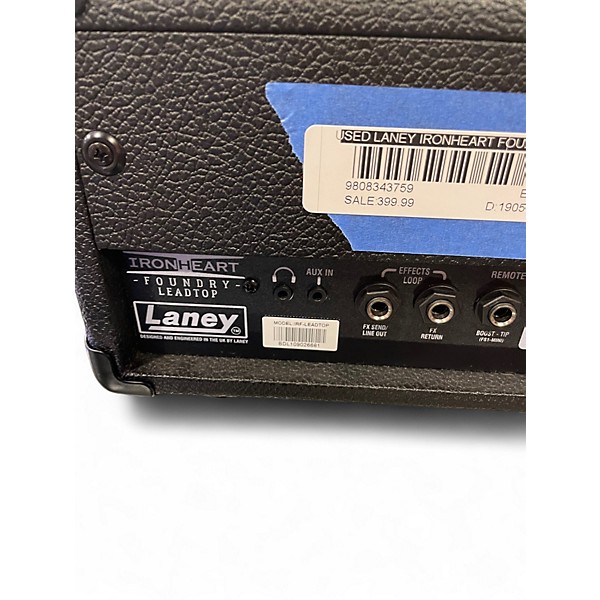 Used Laney IRONHEART FOUNDRY LEADTOP Solid State Guitar Amp Head