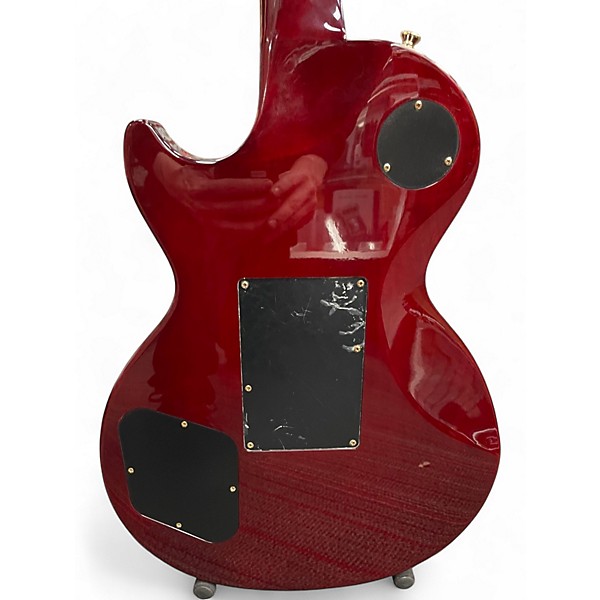 Used Epiphone Alex Lifeson Les Paul Custom Axcess Ruby Solid Body Electric Guitar