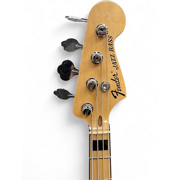 Used Fender Geddy Lee Signature Jazz Bass Black Electric Bass Guitar