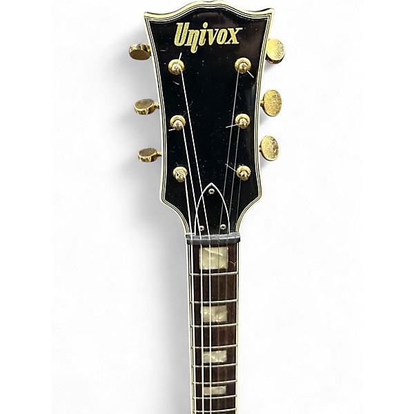Used Univox SINGLE CUTAWAY Ebony Solid Body Electric Guitar
