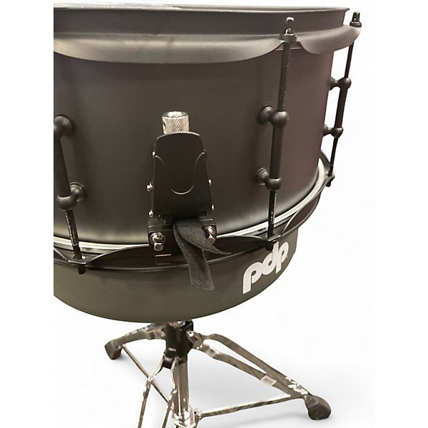 Used SJC Drums 14in PATHFINDER SERIES SNARE Black Drum