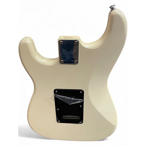 Used Squier Hard Rock Affinity Series Pearl White Solid Body Electric Guitar