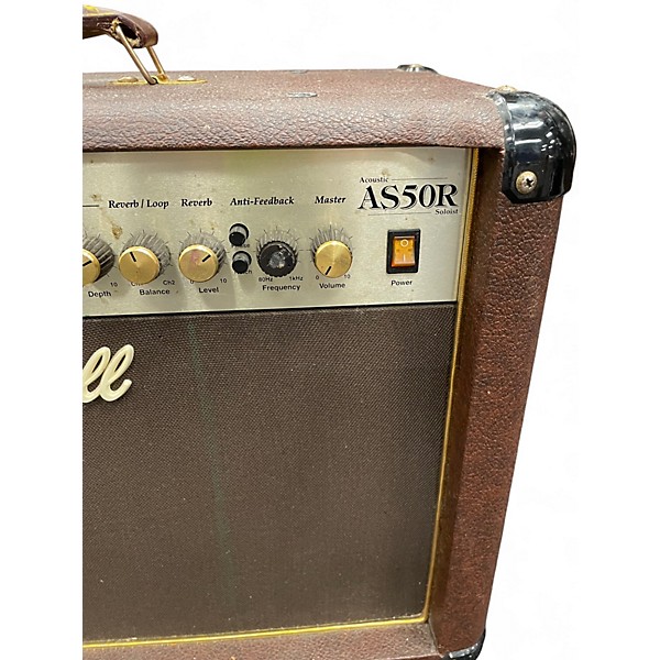 Used Marshall AS50R 50W 2X8 Acoustic Guitar Combo Amp