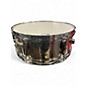 Used Pearl 14in student snare drum and bell kit Silver Drum