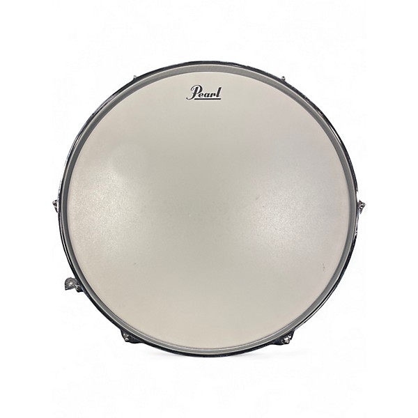 Used Pearl 14in student snare drum and bell kit Silver Drum
