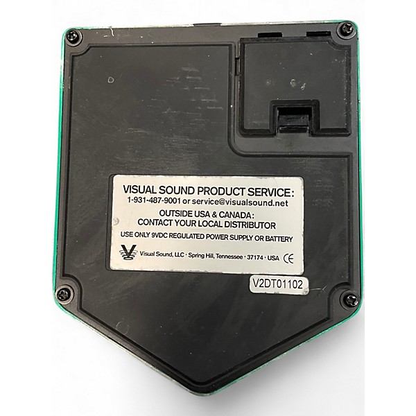 Used Visual Sound V2DT Double Trouble Dual Overdrive Effect Pedal