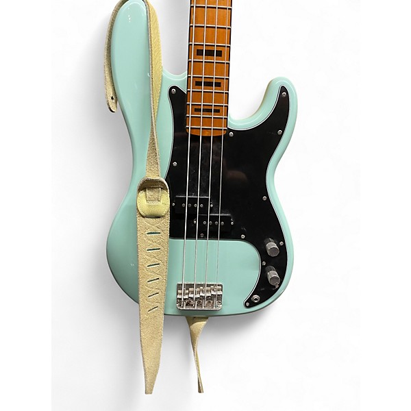 Used Squier FSR Classic Vibe '70s Precision Bass Seafoam Green Electric Bass Guitar