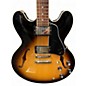 Used Gibson ES335 3 Color Sunburst Hollow Body Electric Guitar