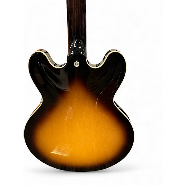 Used Gibson ES335 3 Color Sunburst Hollow Body Electric Guitar