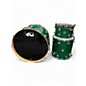 Used DW 3 Piece SSC Collector's Series Green Sparkle Drum Kit thumbnail