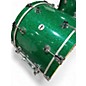 Used DW 3 Piece SSC Collector's Series Green Sparkle Drum Kit