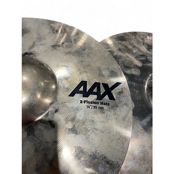 Used SABIAN 14in AAX Xplosion Hi Hat Pair Cymbal