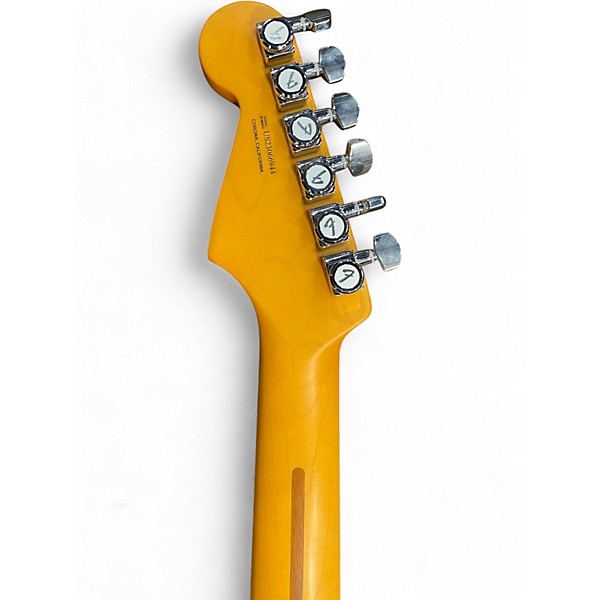 Used 2024 Fender American Ultra Luxe Stratocaster Plasma Red Burst Solid Body Electric Guitar