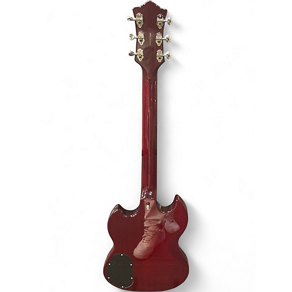 Used Guild S100 Trans Red Solid Body Electric Guitar