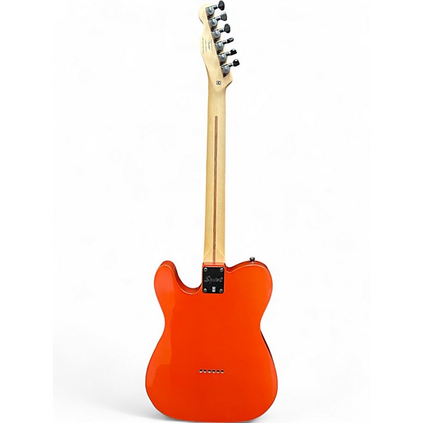Used Squier Affinity Telecaster HH Matching Headstock Metallic Orange Solid Body Electric Guitar
