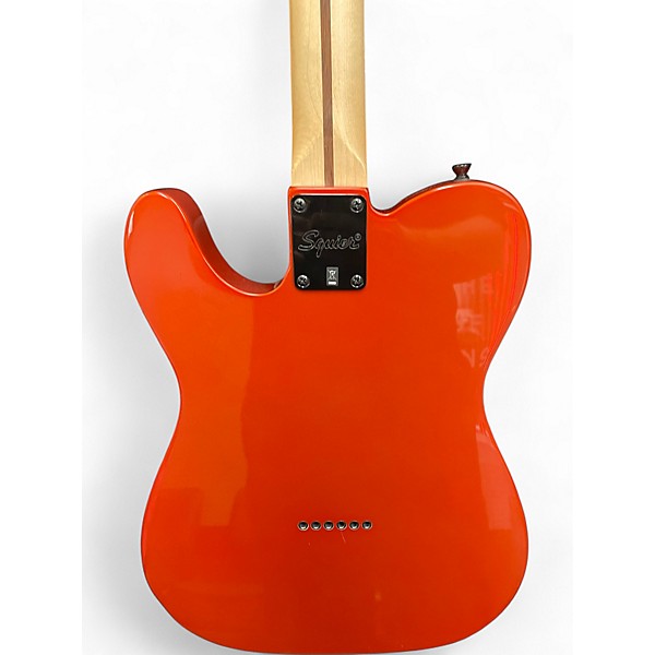 Used Squier Affinity Telecaster HH Matching Headstock Metallic Orange Solid Body Electric Guitar