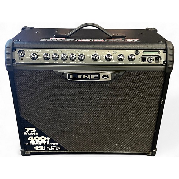 Used 2010 Line 6 Spider III 75 1x12 75W Guitar Combo Amp