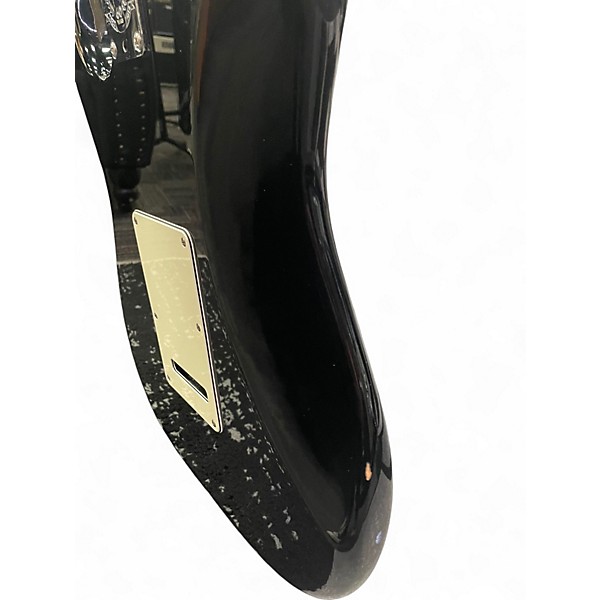 Used Fender American Standard Stratocaster Black Solid Body Electric Guitar