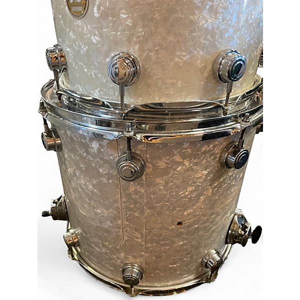 Used DW 4 Piece Collector's Series Custom Black Pearl Drum Kit