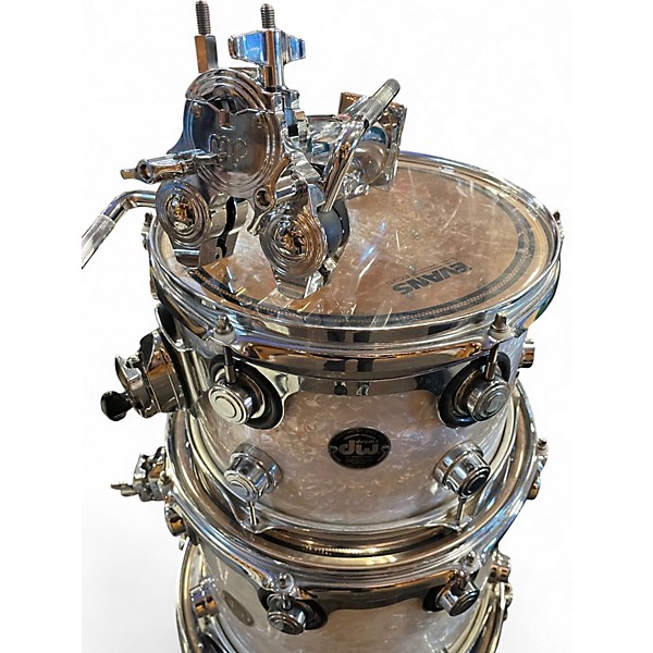 Used DW 4 Piece Collector's Series Custom Black Pearl Drum Kit