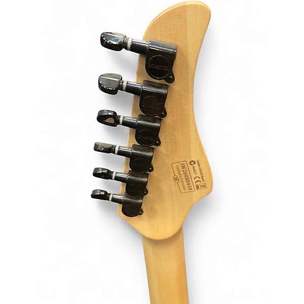 Used Schecter Guitar Research CR6 TRANSPARENT GREY Solid Body Electric Guitar