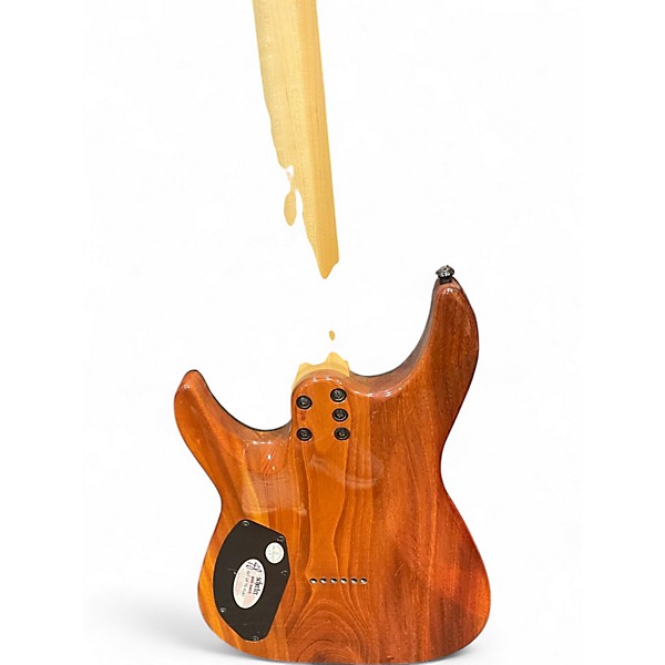 Used Schecter Guitar Research CR6 TRANSPARENT GREY Solid Body Electric Guitar