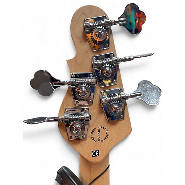 Used G&L Tribute L2500 5 String 3 Color Sunburst Electric Bass Guitar