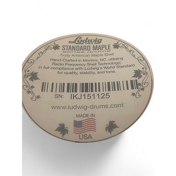 Used Ludwig 7X14 Standard Maple Walnut Drum