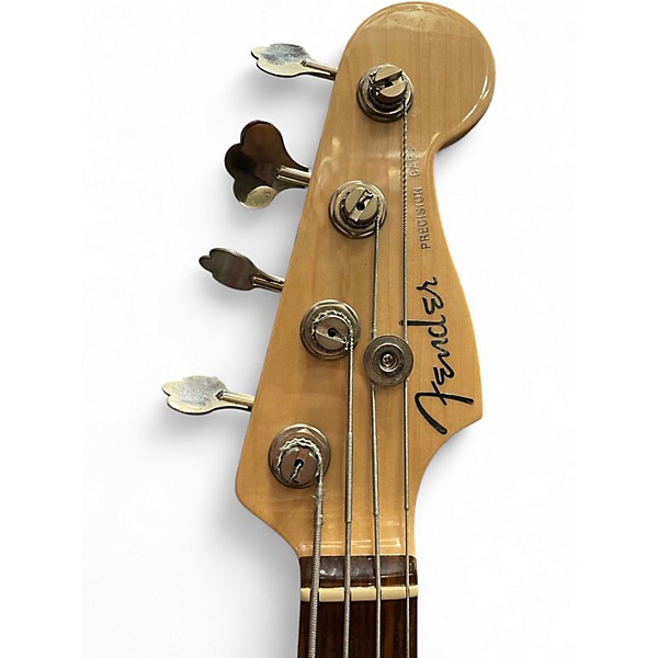 Used 2000s Fender P bass Black Electric Bass Guitar