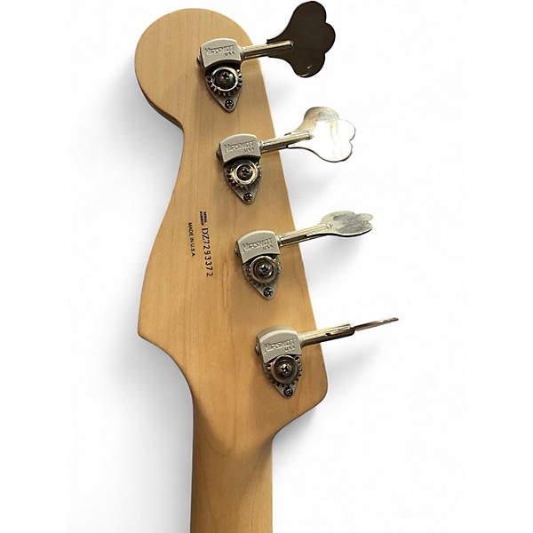 Used 2000s Fender P bass Black Electric Bass Guitar