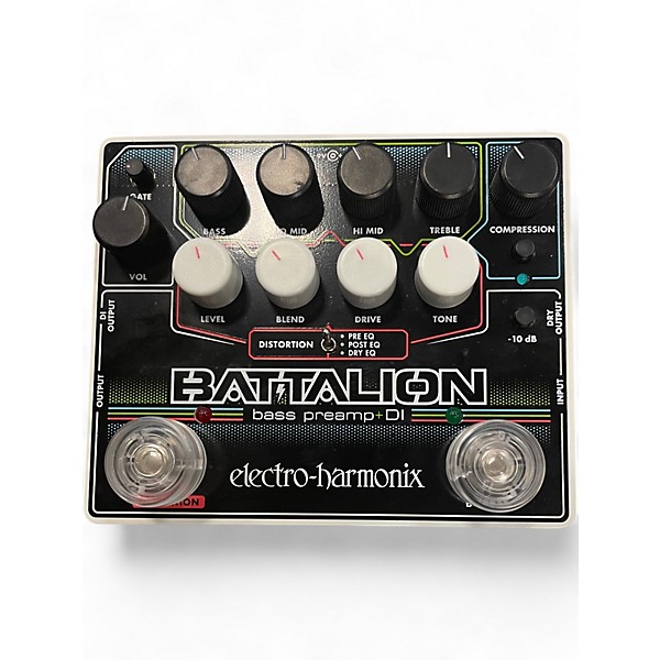 Used Electro-Harmonix BATTALION Bass Effect Pedal