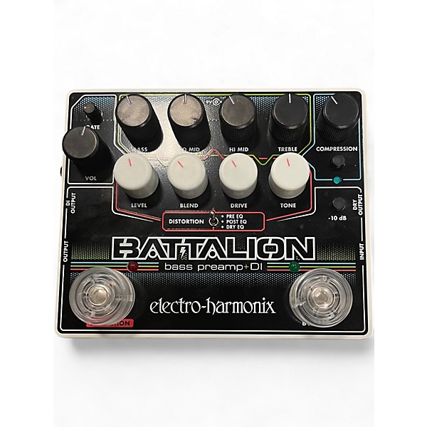 Used Electro-Harmonix BATTALION Bass Effect Pedal