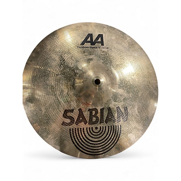 Used SABIAN 13in AA Fusion Hi Hat Pair Cymbal