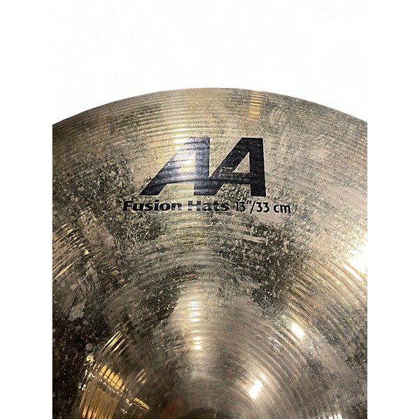 Used SABIAN 13in AA Fusion Hi Hat Pair Cymbal