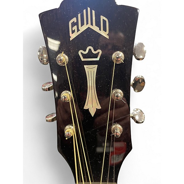 Used Guild D140CE 2 Color Sunburst Acoustic Electric Guitar