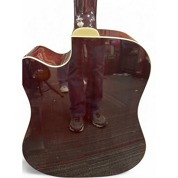 Used Guild D140CE 2 Color Sunburst Acoustic Electric Guitar