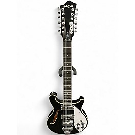 Used Harley Benton RB 612 Black Hollow Body Electric Guitar