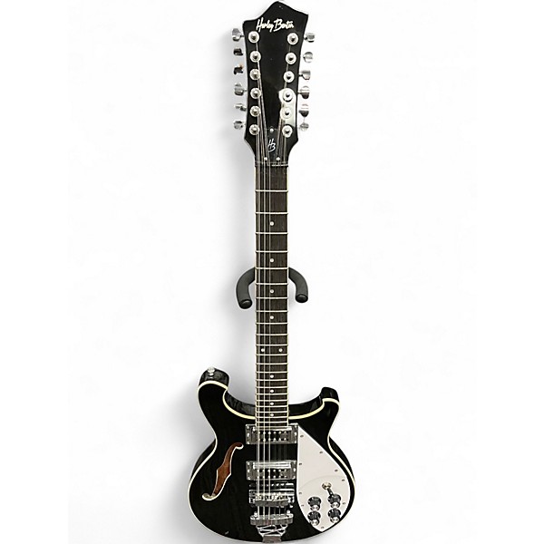 Used Harley Benton RB 612 Black Hollow Body Electric Guitar