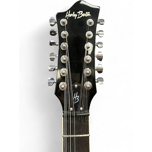 Used Harley Benton RB 612 Black Hollow Body Electric Guitar