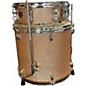 Used Pearl 5 Piece DOWN BEAT CHAMPAGNE SPARKLE REWRAP Drum Kit