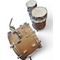 Used Pearl 5 Piece DOWN BEAT CHAMPAGNE SPARKLE REWRAP Drum Kit