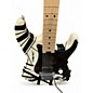 Used EVH Striped Series Black and White Solid Body Electric Guitar