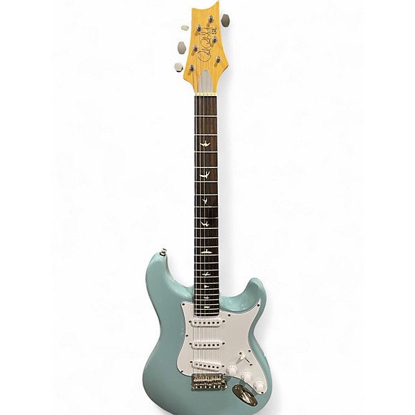 Used PRS SE Silver Sky Stone Blue Solid Body Electric Guitar