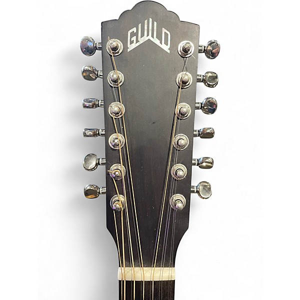 Used Guild F-2512E Natural 12 String Acoustic Electric Guitar