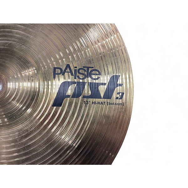 Used Paiste 13in PST3 Hi Hat Pair Cymbal