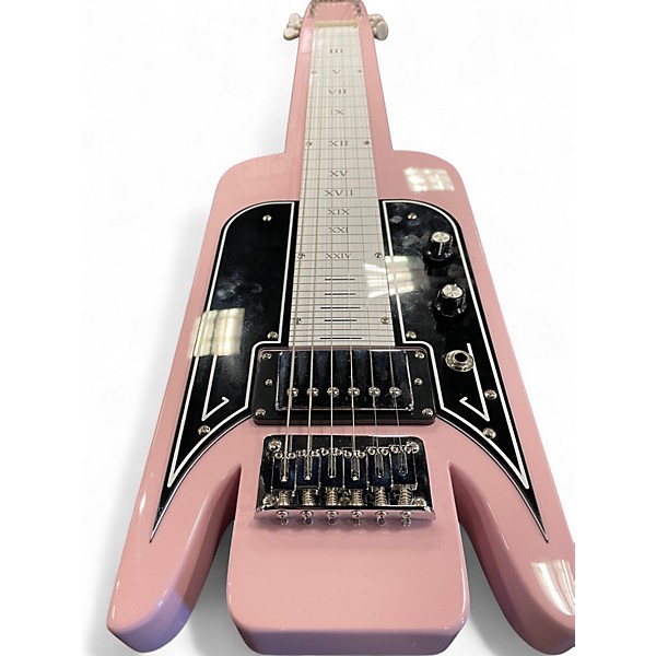 Used Airline LAP STEEL VINTAGE INSPIRED NATIONAL TRIBUTE MODEL SHELL PINK Lap Steel