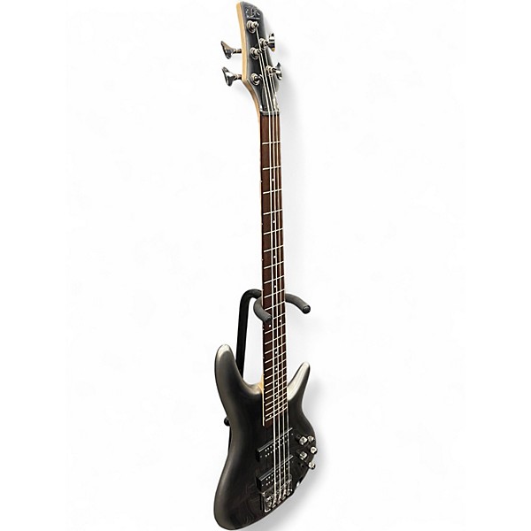 Used Ibanez SR305 5 String Metallic Gray Electric Bass Guitar